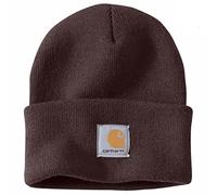 Carhartt Berretto a Maglia con Risvolto Uomo, Marrone (Marrone Scuro), Taglia unica
