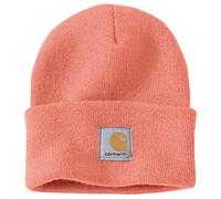 Carhartt Berretto a Maglia con Risvolto Uomo, Rosa (Ibisco), Taglia unica