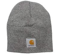 Carhartt Berretto a Maglia Uomo, Nero (Grigio Heather/Nerofumo Heather), Taglia unica
