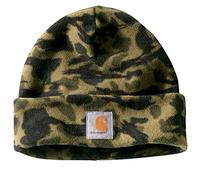 Carhartt - Berretto da uomo in pile mimetico a costine