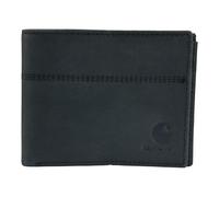 Carhartt Bifold e Passcase, Portafogli Resistenti, Disponibili Tela Viaggio, Sella in Pelle (Nero), Taglia Unica Uomo