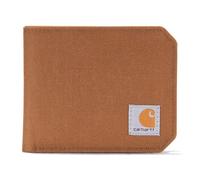 Carhartt Bifold Passcase Wallet, Durable Billfold Wallets, Available in Leather And Canvas Styles Portafogli, Anatra in Nylon Brown, Taglia Unica Uomo