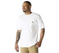 Carhartt Big & Tall Workwear Pocket Short-Sleeve T-Shirt, Bianco (White), L Uomo