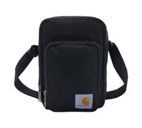 Carhartt Borsa a tracolla con cerniera, resistente, regolabile, con chiusura a cerniera, colore nero