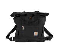 Carhartt Borsa resistente con spallacci regolabili e tasca per computer portatile, borsa convertibile a zaino, taglia unica 33 x 43 x 10 cm, nero