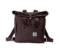 Carhartt, Borsa resistente con spallacci regolabili e tasca per laptop, borsa convertibile a zaino, taglia unica 33 x 43 x 10 cm, colore marrone violaceo
