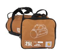 Carhartt Borsone classico rotondo con tasca multiuso, resistente, impermeabile, ripiegabile per cantiere, palestra e viaggi, Carhartt, marrone, 25L, 25 litri