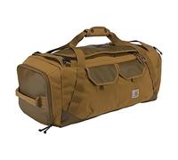 Carhartt - Borsone per carico pesante, resistente all'acqua e chiudibile, per cantiere, palestra e viaggio, Carhartt, marrone, 55L