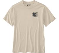 Carhartt T-shirt C-Graphic maniche corte Uomo Beige/Nero Taglia L