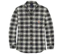 Carhartt Rugged Flex Flannel, camicia L male Nero/Bianco