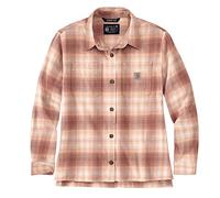 Carhartt Camicia da donna in flanella di peso medio L/S a quadri Stucco L