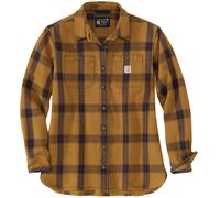 Carhartt Camicia da donna in twill pesante L/S a quadri Carhartt® Brown S