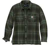 Carhartt Camicia da donna Midweight Flannel L/S Plaid Shirt Basil L
