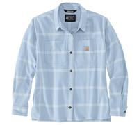 Carhartt Loose Fit Midweight Flannel Camicia da donna, blu, taglia L per donne