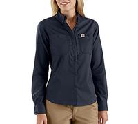 Carhartt, Camicia da lavoro a manica lunga serie Rugged Professional™, Relaxed Fit Donna, Navy, XS