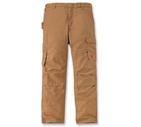 Carhartt Canvas Boise Multi-Cargo Dungaree Pantaloni, marrone, Taglia 30/34
