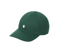 Carhartt - Cappello con visiera curva - Madison Logo Cap Dark Fir / Wax per Uomo in Cotone - Verde