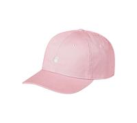 Carhartt - Cappello con visiera curva - Madison Logo Cap Pink Fog / White per Uomo in Cotone - Rosa