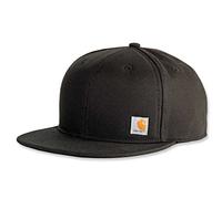 Carhartt, Cappello Firm Duck con visiera piatta Unisex, Nero, OFA