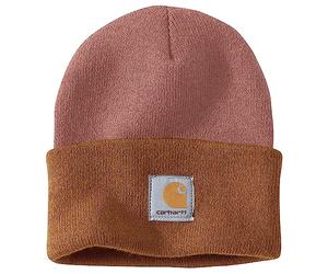 Carhartt Cappello in maglia con polsini, bicolore, da Uomo, Marrone, Taglia unica