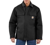 Carhartt Loose Fit Firm Duck Insulated Traditional 3 Warmest Cappotto, nero, taglia M per maschi