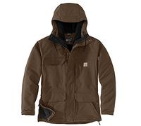 Carhartt Cappotto tradizionale isolante da Uomo Super Dux Relaxed Fit, Marrone, M