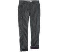 Carhartt Ripstop-Fleece, pantaloni cargo W36/L34 male Grigio Scuro (029)
