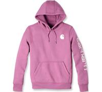 Carhartt - Women's Logo Sleeve Graphic - Felpa con cappuccio S fuchsia