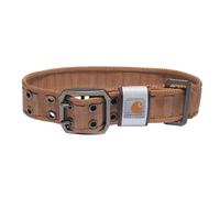 Carhartt Collare per cani completamente regolabile a fettuccia larga, marrone Carhartt