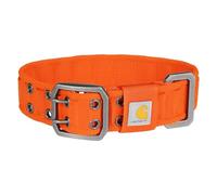 Carhartt, Collare per cani, completamente regolabile, in nylon resistente, per passeggiate e addestramento, colore arancione, M