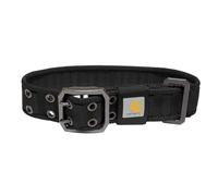 Carhartt Collare per cani completamente regolabile, in nylon resistente, per passeggiate e allenamento, nero, taglia M