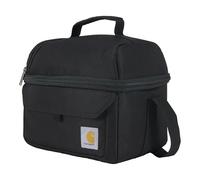 Carhartt Contenitore termico per 12 lattine con due scomparti, resistente, completamente isolato, doppio scomparto (nero)