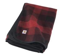 Carhartt Coperta foderata in sherpa, double-face, coperta per animali domestici, plaid Hubbard