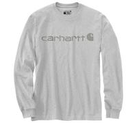 Carhartt - Core Logo L/S - Maglia a manica lunga L grigio