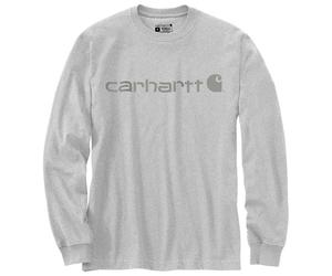Carhartt - Core Logo L/S - Maglia a manica lunga XL grigio