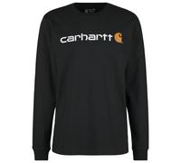 Carhartt EMEA Workwear Signature Graphic Core Logo Longsleeve, nero, taglia XL