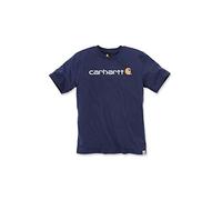 Carhartt Core Logo Relaxed Fit Short Sleeve T-shirt Blu S Uomo