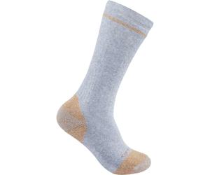 Carhartt Cotton Blend Steel Toe Boot Socken (Confezione da 2), grigio, taglia L XL per maschi