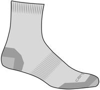 Carhartt Cotton Calzino da un quarto in misto misto, confezione da 3 pezzi, grigio EUR L