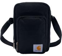 Carhartt Borsa a tracolla con cerniera, resistente, regolabile, con chiusura a cerniera, colore nero