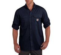 Carhartt da Uomo 102418BT Maglia con Bottoni - Blu - 3XL