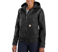 Carhartt Washed Duck Active, giacca tessile donna XS female Nero