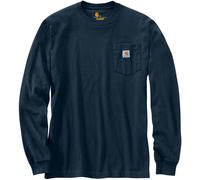 Carhartt Dearborn Loose Camicia Longsleeve, blu scuro, Taglia XL
