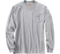 Carhartt Workwear T-shirt manica lunga Pocket Loose Fit Uomo Grigio chiaro XXL