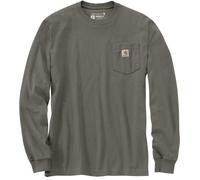 Carhartt Dearborn Loose Camicia Longsleeve, oliva/verde, Taglia S
