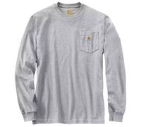 Carhartt Workwear Pocket Camicia Longsleeve, grigio, taglia S per maschi