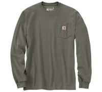 Carhartt - Dearborn Loose L/S T-Shirt - Maglia a manica lunga S grigio