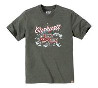 Carhartt - Dearborn Relaxed Holiday T-Shirt - T-shirt M olivia/grigio