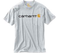 Carhartt Dearborn Relaxed Logo, maglietta S male Grigio Chiaro/Nero