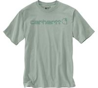 Carhartt Dearborn Relaxed Logo, maglietta S male Verde Chiaro/Verde (Gl3)